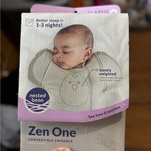 Nested Bean Zen One Swaddle in Soft Gray